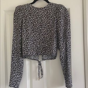 AFRM black long sleeve stop